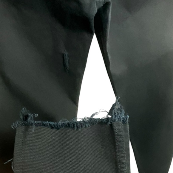 Rag & Bone Men Standard Issue Fit 1 Black Skinny Leg Button Fly Raw Hem Jeans - Picture 12 of 16